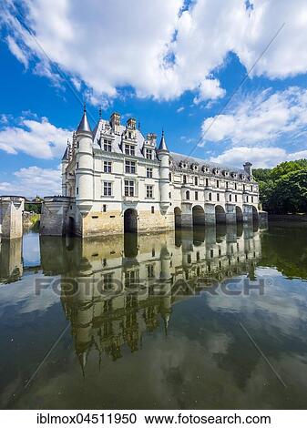 Castle Chenonceau on the Cher, the Château de Chenonceau, Department Chenonceaux, Indre-et-Loire, Center Region, France, Europe View Large Photo Image Stock Image - Castle Chenonceau on the Cher, the Château de Chenonceau, Department Chenonceaux, Indre-et-Loire, Center Region, France, Europe. Fotosearch