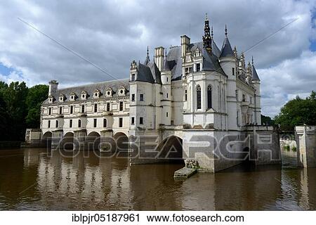 Castle Chenonceau on the Cher, the Château de Chenonceau, Department Chenonceaux, Indre-et-Loire, Center Region, France, Europe View Large Photo Image Stock Image - Castle Chenonceau on the Cher, the Château de Chenonceau, Department Chenonceaux, Indre-et-Loire, Center Region, France, Europe. Fotosearch