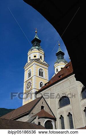 Stock Photograph - Cathedral, Brixen in the Eisack Valley, South Tyrol, Alto Adige, Italy, Europe. Fotosearch