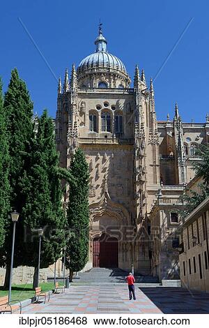 Stock Photo - Cathedral of Salamanca, Catedral Vieja de Santa Maria del Asedio, Spain, Europe. Fotosearch