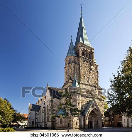 Catholic parish church St. Lawrence, Warendorf, Münsterland, North Rhine-Westphalia, Germany, Europe View Large Photo Image Stock Photography - Catholic parish church St. Lawrence, Warendorf, Münsterland, North Rhine-Westphalia, Germany, Europe. Fotosearch