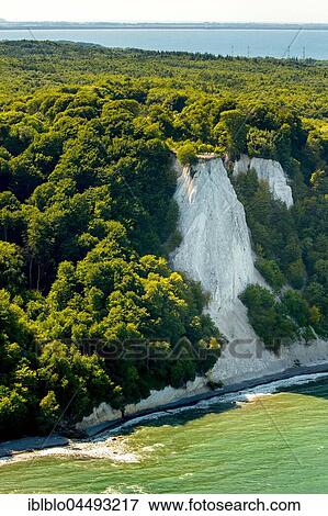 Stock Photo - Chalk coast with Victoria-view and Königsstuhl Sassnitz, Jasmund National Park, Rügen, Baltic coast, Mecklenburg-Western Pomerania, Germany, Europe. Fotosearch