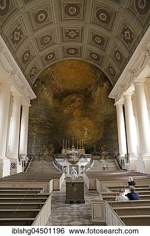 Stock Photograph - Chancel, City Church, former court church, Ludwigslust, Mecklenburg-Western Pomerania, Germany, Europe. Fotosearch