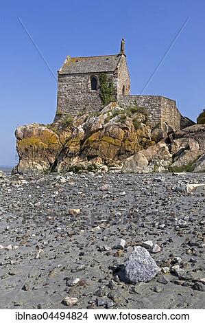 Chapel Mont Saint Michel, Normandy, France, Europe View Large Photo Image Picture - Chapel Mont Saint Michel, Normandy, France, Europe. Fotosearch