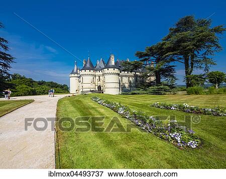 Chaumont castle, Chateau de Chaumont, with parkland, Chaumont-sur-Loire, Department Loir-et-Cher, France, Europe View Large Photo Image Stock Photo - Chaumont castle, Chateau de Chaumont, with parkland, Chaumont-sur-Loire, Department Loir-et-Cher, France, Europe. Fotosearch