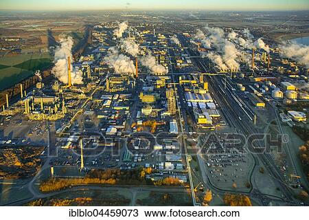 Chempark Dormagen with steaming chimneys in the morning light, production, research and services companies, chemical industry, Cologne, Rhineland, North Rhine-Westphalia, Germany, Europe View Large Photo Image Stock Image - Chempark Dormagen with steaming chimneys in the morning light, production, research and services companies, chemical industry, Cologne, Rhineland, North Rhine-Westphalia, Germany, Europe. Fotosearch