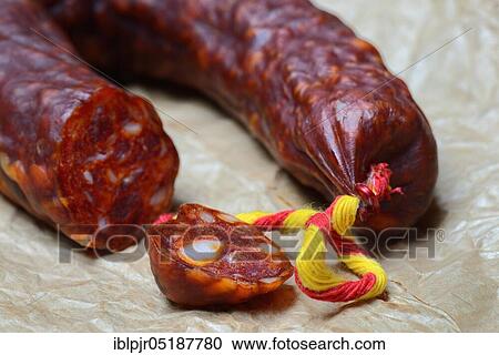 Chorizo View Large Photo Image Stock Image - Chorizo. Fotosearch