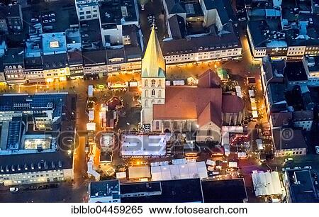 Christmas market with ice rink at St. Paul's church at night, Hamm, Ruhr district, North Rhine-Westphalia, Germany, Europe View Large Photo Image Stock Photography - Christmas market with ice rink at St. Paul's church at night, Hamm, Ruhr district, North Rhine-Westphalia, Germany, Europe. Fotosearch