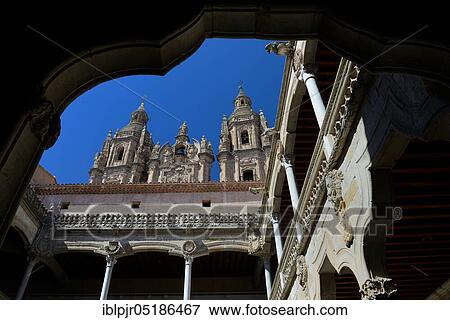 Church La Clerica ( Iglesia de la Clerica) and courtyard of the Casa de la Concha ( shell house), Universidad Pontificia Salamanca, Real Colegio Espiritu Santo, Spain, Europe View Large Photo Image Stock Photo - Church La Clerica ( Iglesia de la Clerica) and courtyard of the Casa de la Concha ( shell house), Universidad Pontificia Salamanca, Real Colegio Espiritu Santo, Spain, Europe. Fotosearch