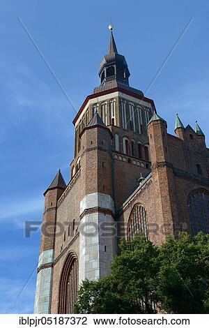 Church of St. Mary, Stralsund, Mecklenburg-Western Pomerania, Germany, Europe View Large Photo Image Stock Image - Church of St. Mary, Stralsund, Mecklenburg-Western Pomerania, Germany, Europe. Fotosearch