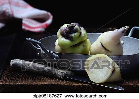 Stock Photo - Cinnamon potatoes, tuberous nasturtium, Tropaeolum tuberosum. Fotosearch