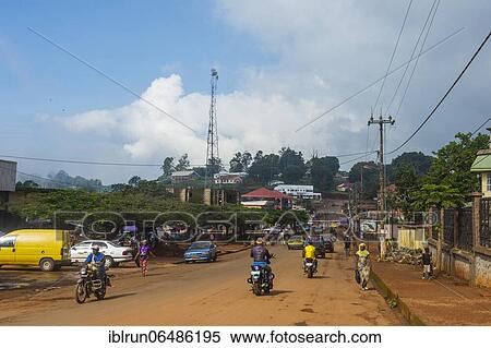 City center of Foumban, Cameroon, Africa View Large Photo Image Stock Photography - City center of Foumban, Cameroon, Africa. Fotosearch