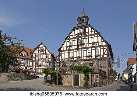 City Hall, Homberg, Hesse, Germany, Europe View Large Photo Image Stock Photograph - City Hall, Homberg, Hesse, Germany, Europe. Fotosearch