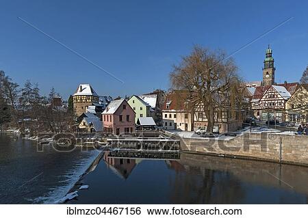 City scape with river and old grinding mill, Lauf an der Pegnitz, Middle Franconia, Bavaria, Germany, Europe View Large Photo Image Stock Photograph - City scape with river and old grinding mill, Lauf an der Pegnitz, Middle Franconia, Bavaria, Germany, Europe. Fotosearch