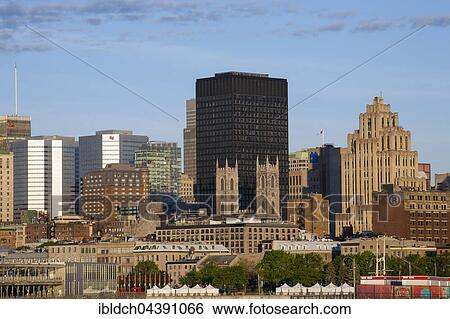 City Skyline, Montreal, Quebec, Canada, North America View Large Photo Image Stock Photograph - City Skyline, Montreal, Quebec, Canada, North America. Fotosearch