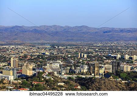 City, Windhoek, Namibia, Africa View Large Photo Image Stock Photo - City, Windhoek, Namibia, Africa. Fotosearch