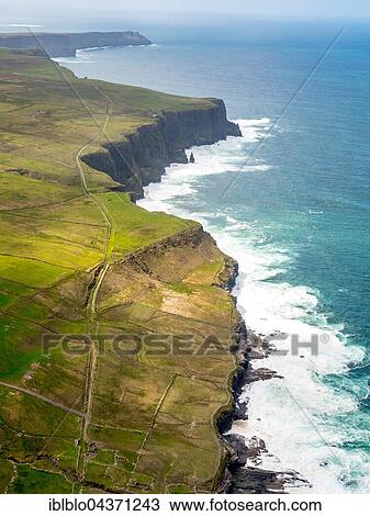 Cliffs of Moher, rocky coastline, County Clare, Ireland, Europe View Large Photo Image Stock Image - Cliffs of Moher, rocky coastline, County Clare, Ireland, Europe. Fotosearch