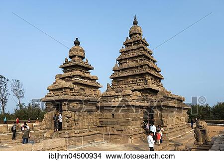 Coast temple or Shore Temple, Mahabalipuram, Tamil Nadu, India, Asia View Large Photo Image Picture - Coast temple or Shore Temple, Mahabalipuram, Tamil Nadu, India, Asia. Fotosearch