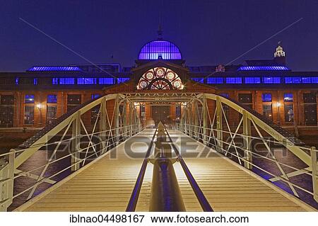 Convention Centre former Fish Auction Hall, Altona Fish Market, Elbe, Hamburg, Germany, Europe View Large Photo Image Stock Photo - Convention Centre former Fish Auction Hall, Altona Fish Market, Elbe, Hamburg, Germany, Europe. Fotosearch