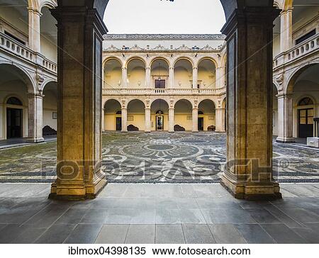 Courtyard of the University, Universita Degli Studi Di Catania, Piazza Universita, Province of Catania, Province of Catania, Sicily, Italy, Europe View Large Photo Image Stock Photography - Courtyard of the University, Universita Degli Studi Di Catania, Piazza Universita, Province of Catania, Province of Catania, Sicily, Italy, Europe. Fotosearch