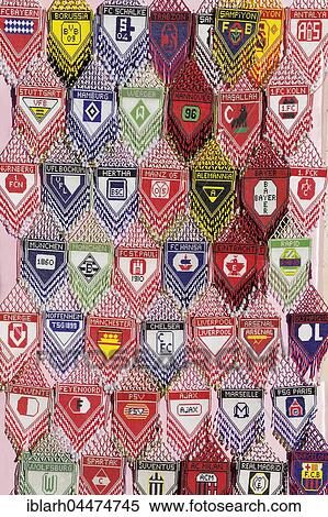 Crests from international soccer teams, made of small glass beads, soccer souvenir View Large Photo Image Stock Photography - Crests from international soccer teams, made of small glass beads, soccer souvenir. Fotosearch
