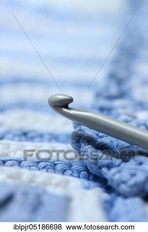 Crochet hooks with manual work View Large Photo Image Stock Photo - Crochet hooks with manual work. Fotosearch