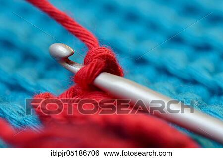Crochet hooks with manual work View Large Photo Image Stock Photograph - Crochet hooks with manual work. Fotosearch