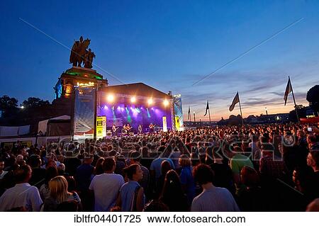 Crowd at open air concert, Koblenz Summer Festival, Rhein in Flammen, Rhine in Flames 2016, Koblenz, Rhineland-Palatinate, Germany, Europe View Large Photo Image Stock Photography - Crowd at open air concert, Koblenz Summer Festival, Rhein in Flammen, Rhine in Flames 2016, Koblenz, Rhineland-Palatinate, Germany, Europe. Fotosearch