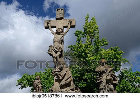 Crucifixion Group on the Regnitz Bridge at the Old Town Hall, created 1715 by Leonhard Gollwitzer, Bamberg, Upper Franconia, Bavaria, Germany, Europe View Large Photo Image Stock Image - Crucifixion Group on the Regnitz Bridge at the Old Town Hall, created 1715 by Leonhard Gollwitzer, Bamberg, Upper Franconia, Bavaria, Germany, Europe. Fotosearch