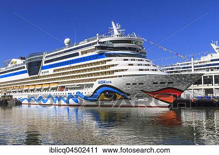 Cruise ship Aida Luna, Hudson River, Manhattan, New York City, New York, USA, North America View Large Photo Image Stock Image - Cruise ship Aida Luna, Hudson River, Manhattan, New York City, New York, USA, North America. Fotosearch