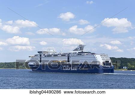 Stock Photograph - Cruise ship Color Fantasy, Kieler Woche, Kiel fjords, Kiel, Schleswig-Holstein, Germany, Europe. Fotosearch