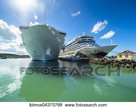 Cruise ships, AIDADIVA and Costa Favolosa in Port Antigua, West Indies, Antigua, Antigua and Barbuda, Central America View Large Photo Image Stock Photo - Cruise ships, AIDADIVA and Costa Favolosa in Port Antigua, West Indies, Antigua, Antigua and Barbuda, Central America. Fotosearch