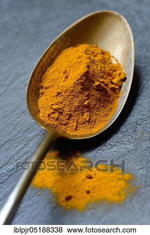 Curcuma powder in spoon, turmeric longa View Large Photo Image Stock Photo - Curcuma powder in spoon, turmeric longa. Fotosearch
