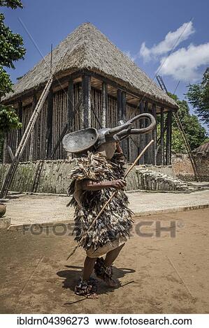 Dancer in traditional clothing wearing carved elephant mask, Atchum, Fon's Palace, Bafut, Bamenda, North-West Region, Cameroon, Africa View Large Photo Image Stock Image - Dancer in traditional clothing wearing carved elephant mask, Atchum, Fon's Palace, Bafut, Bamenda, North-West Region, Cameroon, Africa. Fotosearch