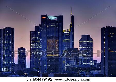 Dawn, skyline, Financial District, Frankfurt, Hesse, Germany, Europe View Large Photo Image Stock Image - Dawn, skyline, Financial District, Frankfurt, Hesse, Germany, Europe. Fotosearch