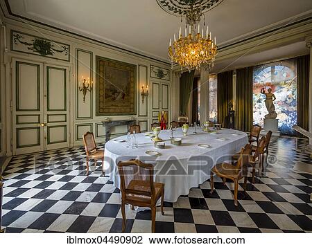 Dining room, Castle Valencay, Valencay, Region Centre-Val de Loire, Indre, France, Europe View Large Photo Image Stock Image - Dining room, Castle Valencay, Valencay, Region Centre-Val de Loire, Indre, France, Europe. Fotosearch