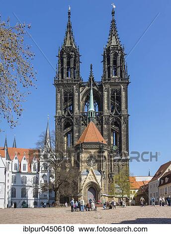 Dom, Domplatz, Meissen, Saxony, Germany, Europe View Large Photo Image Stock Photo - Dom, Domplatz, Meissen, Saxony, Germany, Europe. Fotosearch