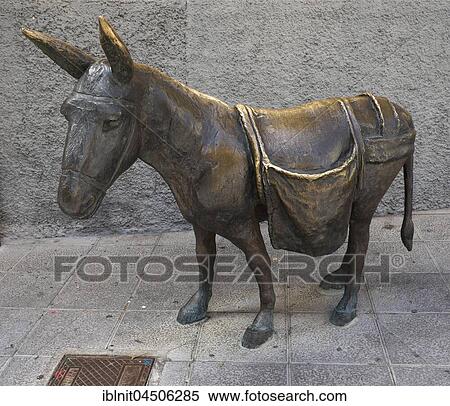 Donkey Bronze figure, historic centre, Agüimes, Gran Canaria, Canary Islands, Spain, Europe View Large Photo Image Stock Photography - Donkey Bronze figure, historic centre, Agüimes, Gran Canaria, Canary Islands, Spain, Europe. Fotosearch