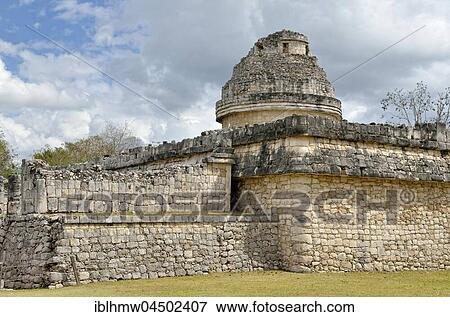 El Caracol, observatory, historic Mayan city of Chichen Itza, Piste, Yucatan, Mexico, Central America View Large Photo Image Stock Photo - El Caracol, observatory, historic Mayan city of Chichen Itza, Piste, Yucatan, Mexico, Central America. Fotosearch