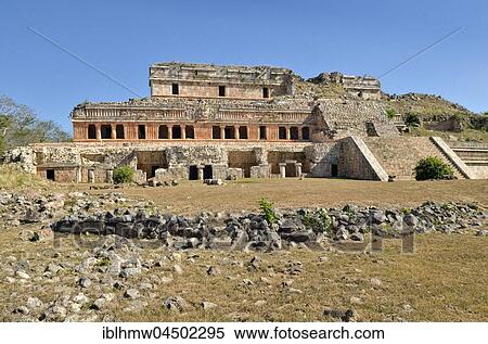 El Palacio, Grand Palace, historic Mayan city Sayil, Yucatan State, Mexico, Central America View Large Photo Image Stock Photography - El Palacio, Grand Palace, historic Mayan city Sayil, Yucatan State, Mexico, Central America. Fotosearch