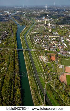Emscher and Rhine-Herne Canal, Emscher Island, Essen, Ruhr district, North Rhine-Westphalia, Germany, Europe View Large Photo Image Picture - Emscher and Rhine-Herne Canal, Emscher Island, Essen, Ruhr district, North Rhine-Westphalia, Germany, Europe. Fotosearch