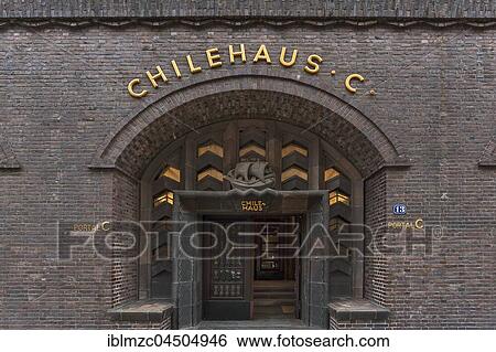 Entrance from Kontor building Chilehaus, Kontorhaus quarter, Hamburg, Germany, Europe View Large Photo Image Stock Photograph - Entrance from Kontor building Chilehaus, Kontorhaus quarter, Hamburg, Germany, Europe. Fotosearch