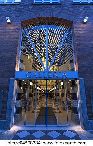Entrance, Galleria shopping center, shopping arcade, Hamburg, Germany, Europe View Large Photo Image Picture - Entrance, Galleria shopping center, shopping arcade, Hamburg, Germany, Europe. Fotosearch