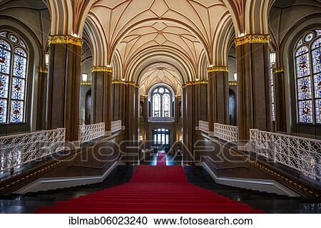 Entrance hall with stairs, interior view Red City Hall, seat of the Berlin Senate, Berlin-Mitte, Berlin, Germany, Europe View Large Photo Image Stock Image - Entrance hall with stairs, interior view Red City Hall, seat of the Berlin Senate, Berlin-Mitte, Berlin, Germany, Europe. Fotosearch