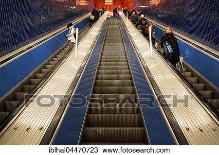 Escalator, Marienplatz subway station, Munich, Upper Bavaria, Bavaria, Germany subway station View Large Photo Image Stock Image - Escalator, Marienplatz subway station, Munich, Upper Bavaria, Bavaria, Germany subway station. Fotosearch