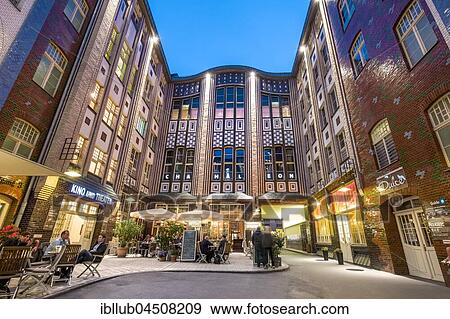 Evening mood, gastronomy, Hackesche Höfe, Berlin-Mitte, Berlin, Germany, Europe View Large Photo Image Stock Photo - Evening mood, gastronomy, Hackesche Höfe, Berlin-Mitte, Berlin, Germany, Europe. Fotosearch