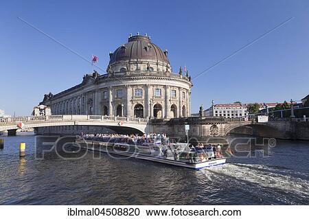 Excursion boat on the Spree at the Bode Museum, Museum Island, Berlin-Mitte, Berlin, Germany, Europe View Large Photo Image Stock Image - Excursion boat on the Spree at the Bode Museum, Museum Island, Berlin-Mitte, Berlin, Germany, Europe. Fotosearch