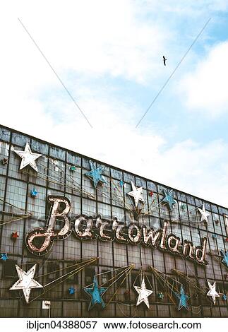 Facade of Barrowland, dance club, The Barras, Glasgow, Scotland, United Kingdom, Europe View Large Photo Image Stock Photo - Facade of Barrowland, dance club, The Barras, Glasgow, Scotland, United Kingdom, Europe. Fotosearch