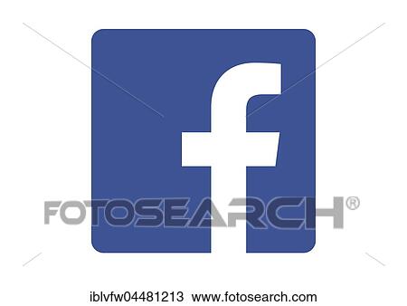 Stock Image - Facebook Logo, Social Networking, Corporate Identity, logo, cutout. Fotosearch
