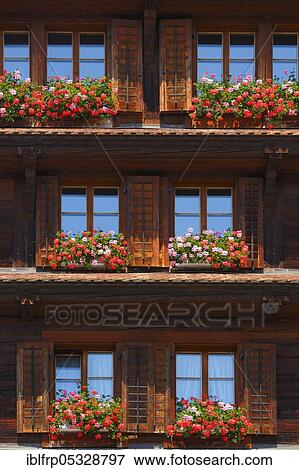 Stock Photo - Farmhouse, Central Switzerland, Switzerland, Europe. Fotosearch